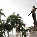 UP Los Baños' Oblation by National Artist Napoleon Abueva. (Photo by Misael Bacani, UP MPRO)