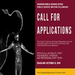 Public Service Writing Fellowship