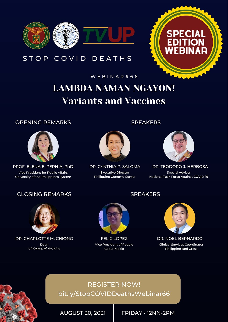 UP webinar on Lambda variant: What we know so far - University of the ...