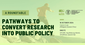 Pathways to Convert Research into Public Policy: A Roundtable ...