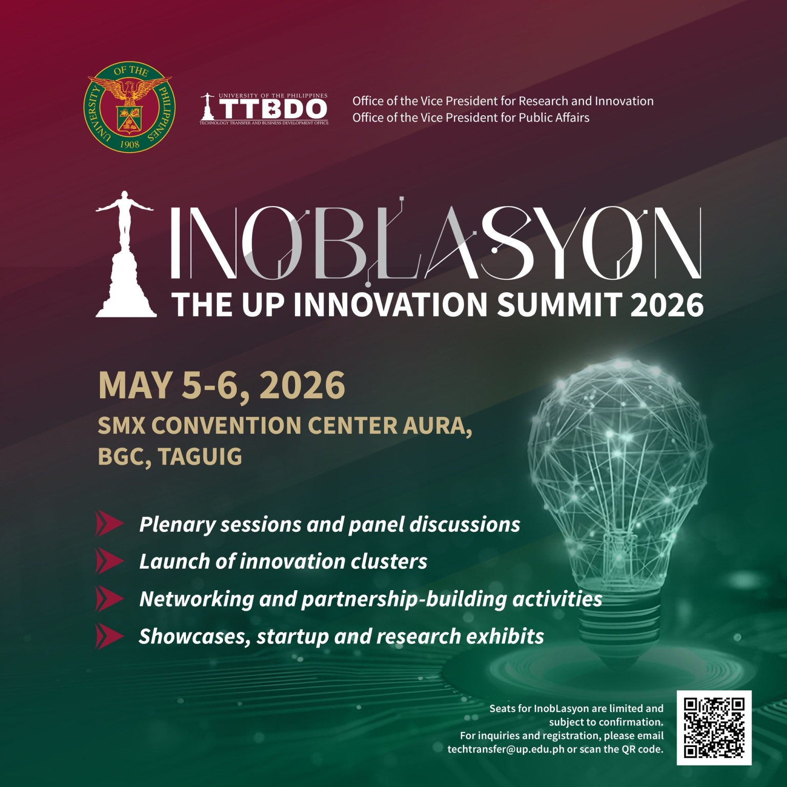 Inoblasyon: The UP Innovation Summit 2026 - University of the Philippines