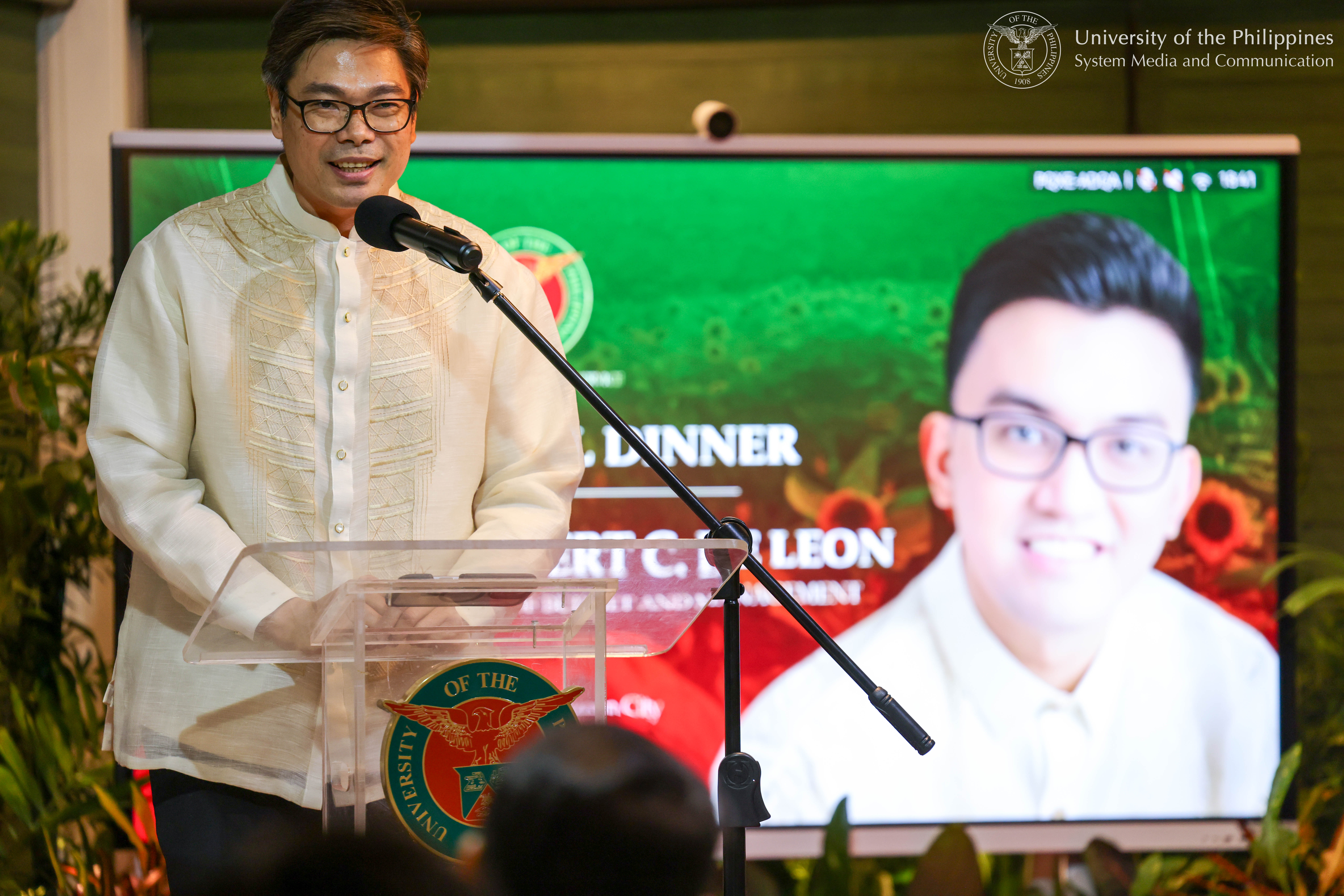 Atty. Mark Gamboa of the UPD School of Urban and Regional Planning, Kim Robert de Leon’s college teacher and thesis adviser, says technical expertise must be matched by moral courage and compassion. Photo by Jun Madrid, UPS-MCO.
