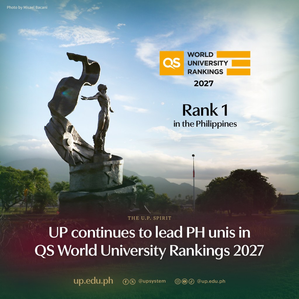 UP continues to lead PH unis in QS World University Rankings 2027 ...