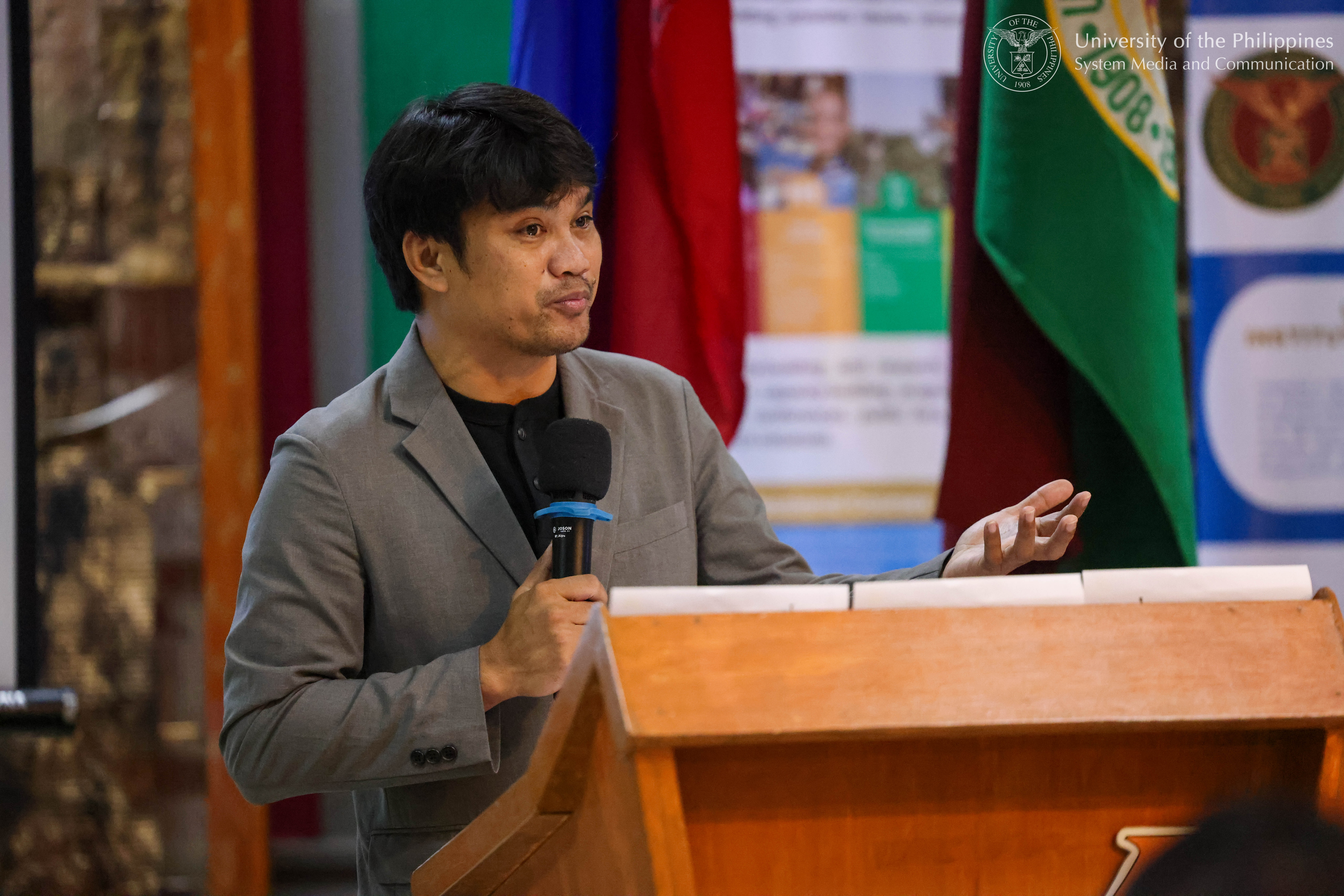 UP Center for Local and Regional Governance Director Reginald Ugaddan talks about research-to-policy pathways and inclusive decision-making.
Photo by Jonathan Madrid, UPS-MCO.